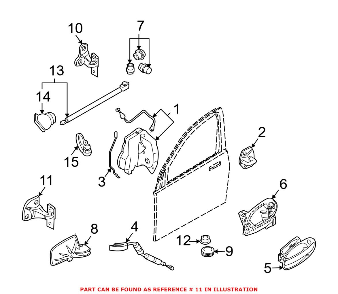 BMW Door Hinge 41517176861